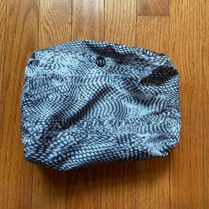 Lulu Lemon snakeskin makeup pouch